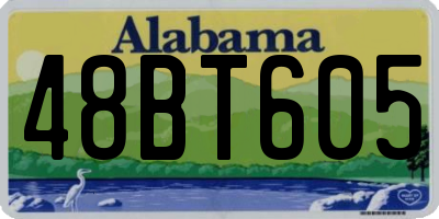 AL license plate 48BT605