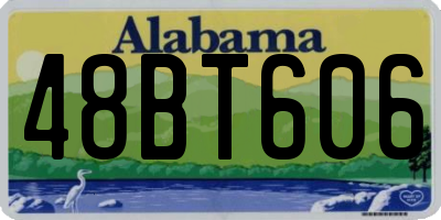 AL license plate 48BT606