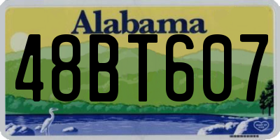 AL license plate 48BT607