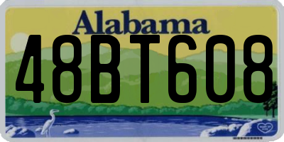 AL license plate 48BT608