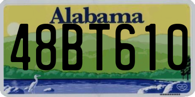 AL license plate 48BT610