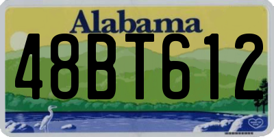 AL license plate 48BT612