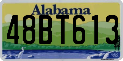 AL license plate 48BT613