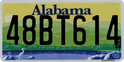 AL license plate 48BT614