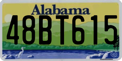 AL license plate 48BT615