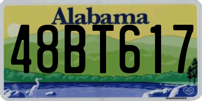 AL license plate 48BT617