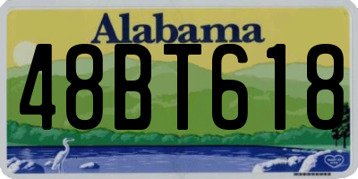 AL license plate 48BT618