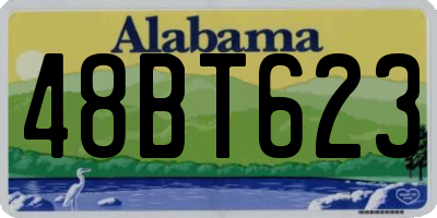 AL license plate 48BT623