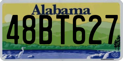AL license plate 48BT627