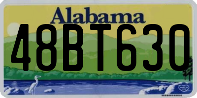 AL license plate 48BT630