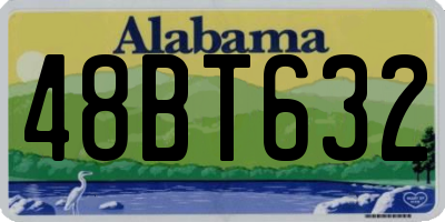 AL license plate 48BT632