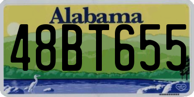 AL license plate 48BT655