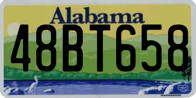 AL license plate 48BT658
