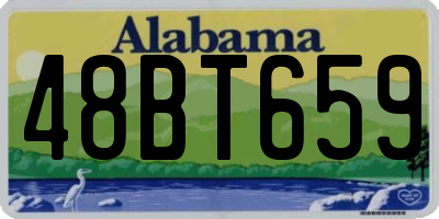 AL license plate 48BT659