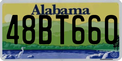 AL license plate 48BT660
