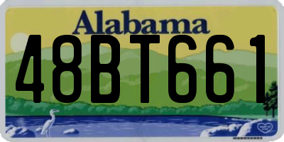 AL license plate 48BT661