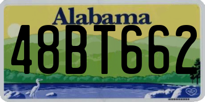 AL license plate 48BT662
