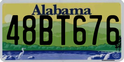 AL license plate 48BT676