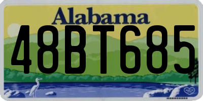AL license plate 48BT685