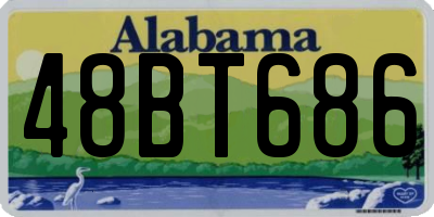 AL license plate 48BT686