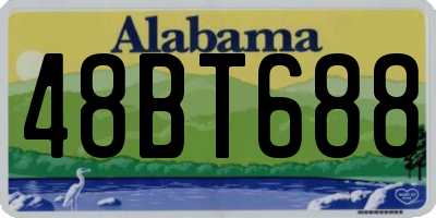AL license plate 48BT688