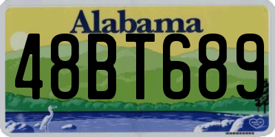 AL license plate 48BT689