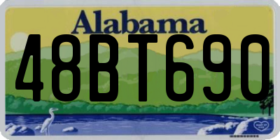 AL license plate 48BT690