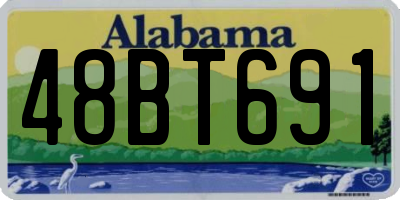 AL license plate 48BT691
