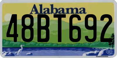 AL license plate 48BT692