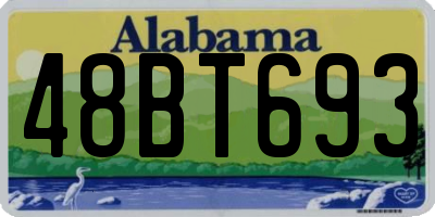 AL license plate 48BT693
