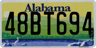 AL license plate 48BT694