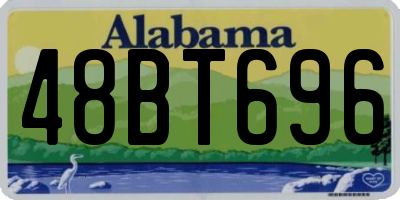AL license plate 48BT696