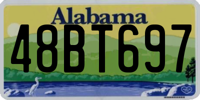 AL license plate 48BT697