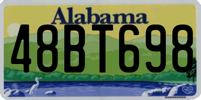 AL license plate 48BT698