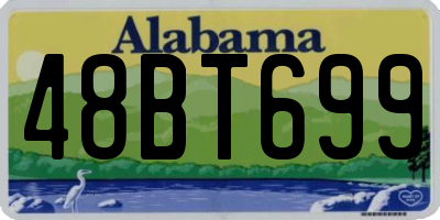 AL license plate 48BT699