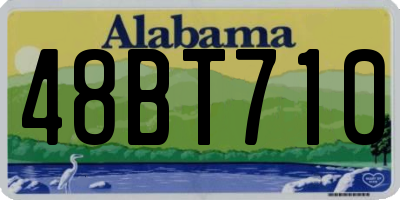 AL license plate 48BT710