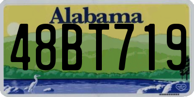 AL license plate 48BT719