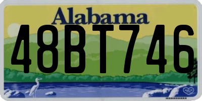 AL license plate 48BT746