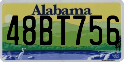 AL license plate 48BT756