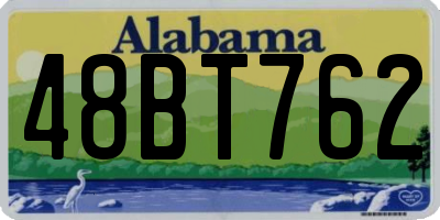 AL license plate 48BT762