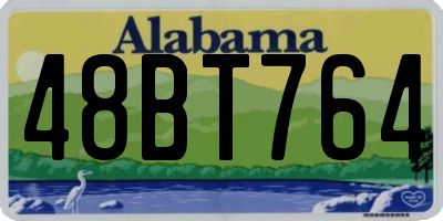 AL license plate 48BT764