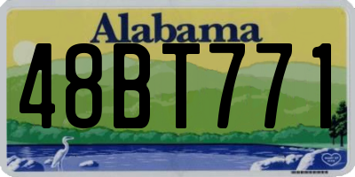 AL license plate 48BT771