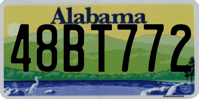 AL license plate 48BT772