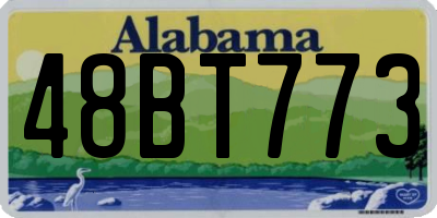 AL license plate 48BT773