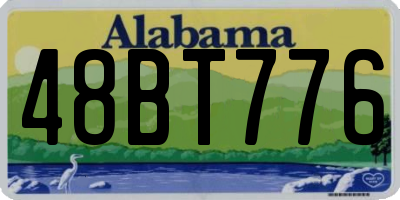 AL license plate 48BT776