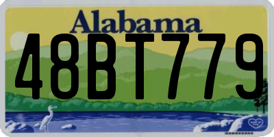 AL license plate 48BT779