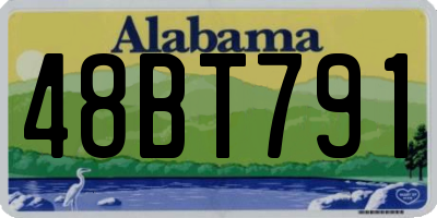 AL license plate 48BT791