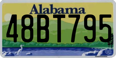 AL license plate 48BT795