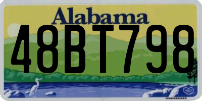 AL license plate 48BT798