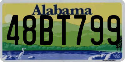 AL license plate 48BT799